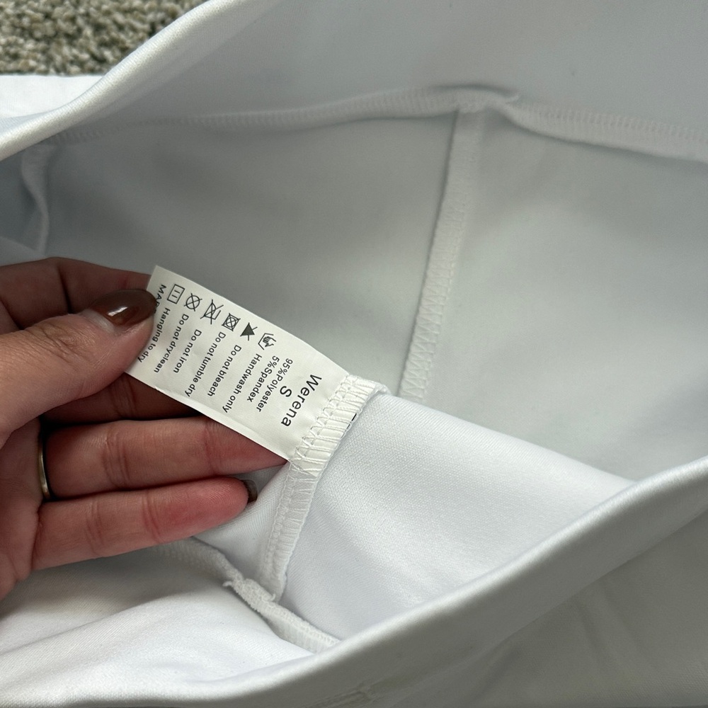 Elegant Navy and White Women's Skirt Duo - Picture 4 of 5